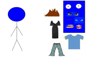 Stick Figure Dress Up